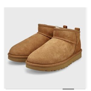 UGG Ultra Mini Chestnut Suede Size 8